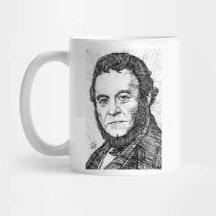 STENDHAL pencil portrait Mug